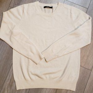 Medium Quince Cashmere Women's Pullover Sweater Crew neck Off-white